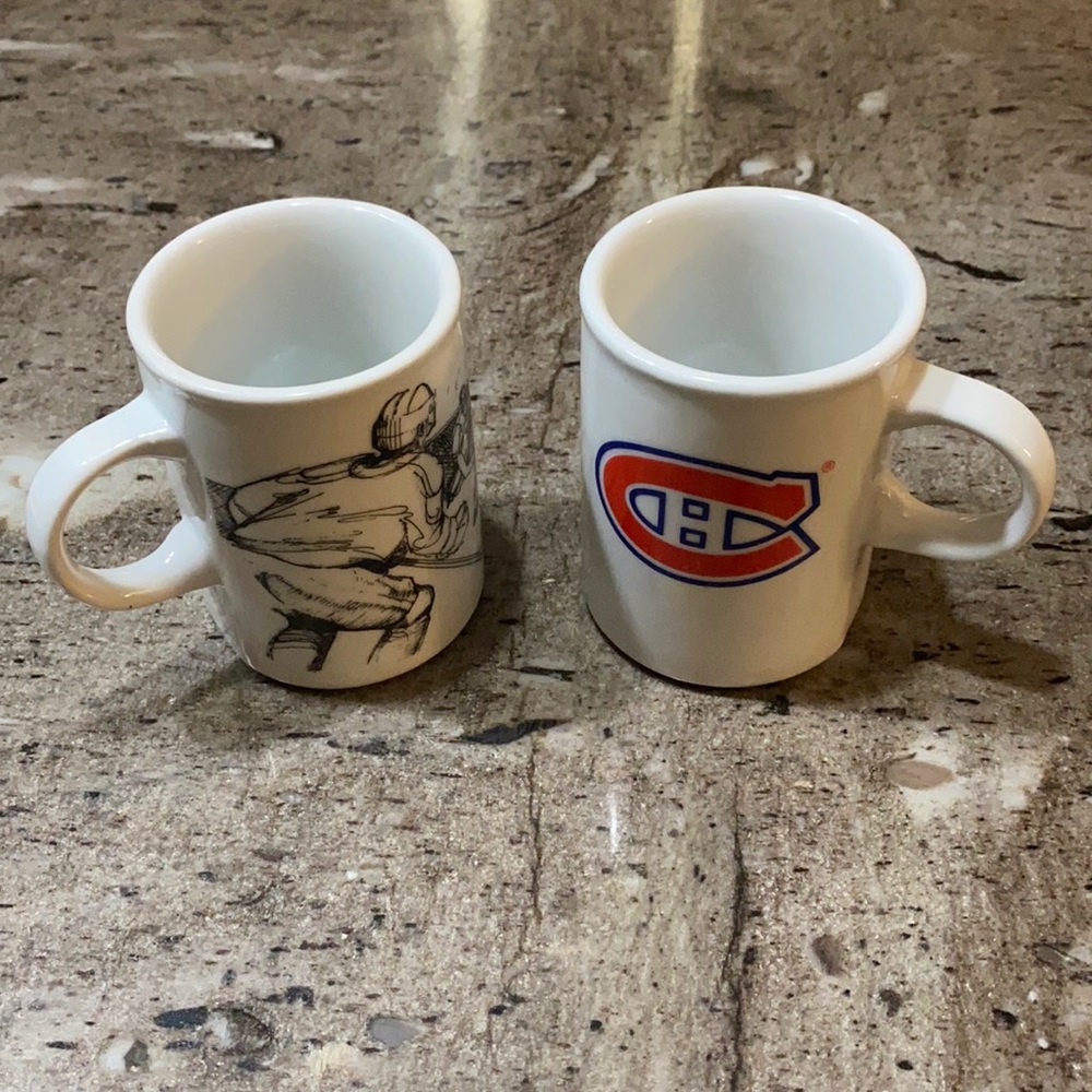 2 Montreal Canadiens mugs